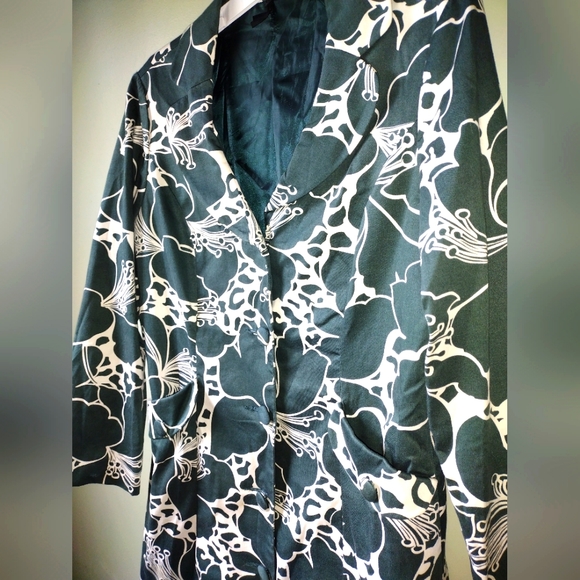 LIKE NEW Laris Knee-Length Floral Blazer Jacket - Picture 3 of 8